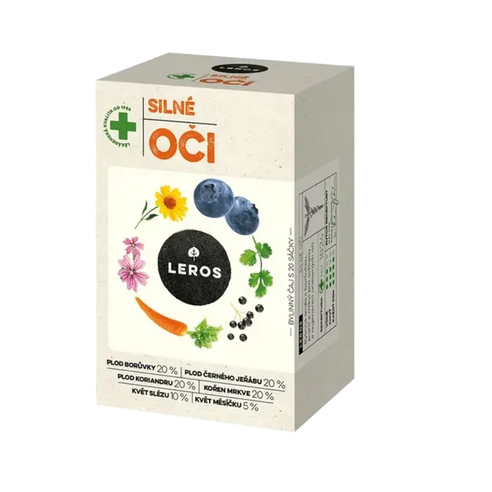 LEROS Silné oči borůvka & měsíček 20x1,5 g